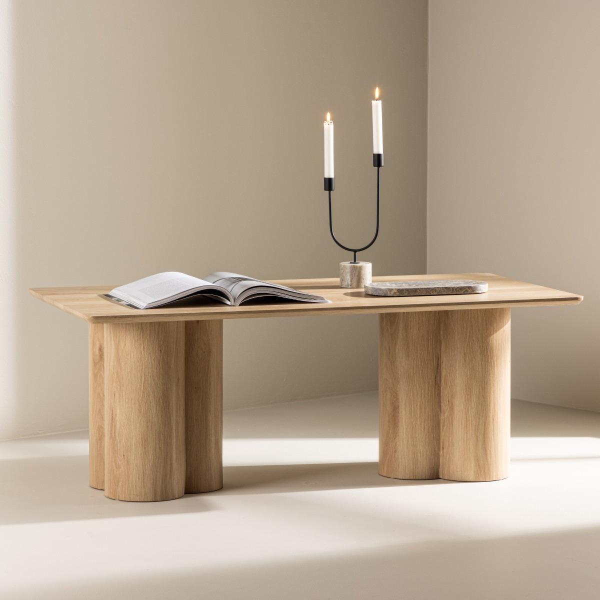 Fjôrd - Salontafel Naturel Rechthoek - 120x60x45cm - Olivia