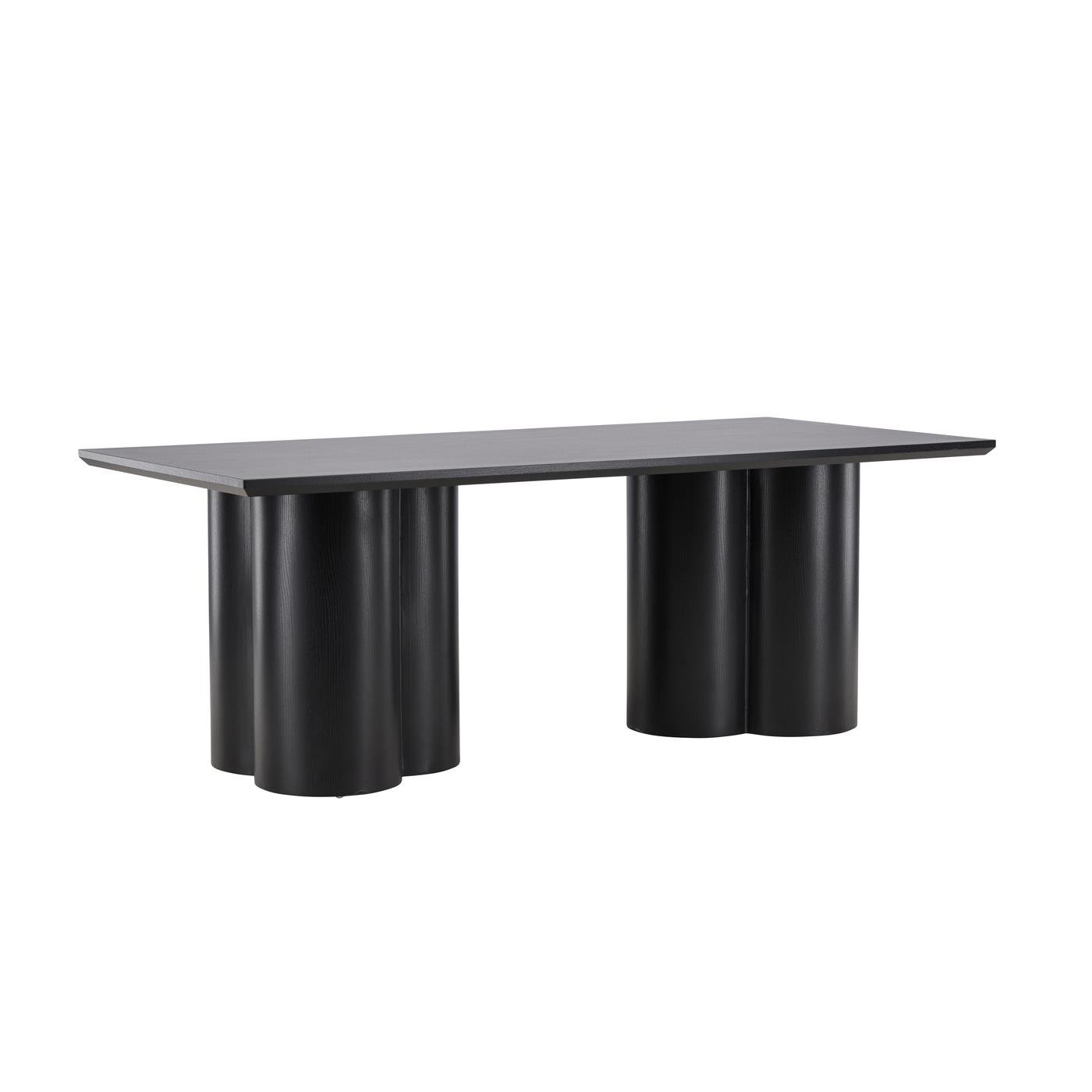 Fjôrd - Eettafel Zwart  - 210x100x77cm - Olivia