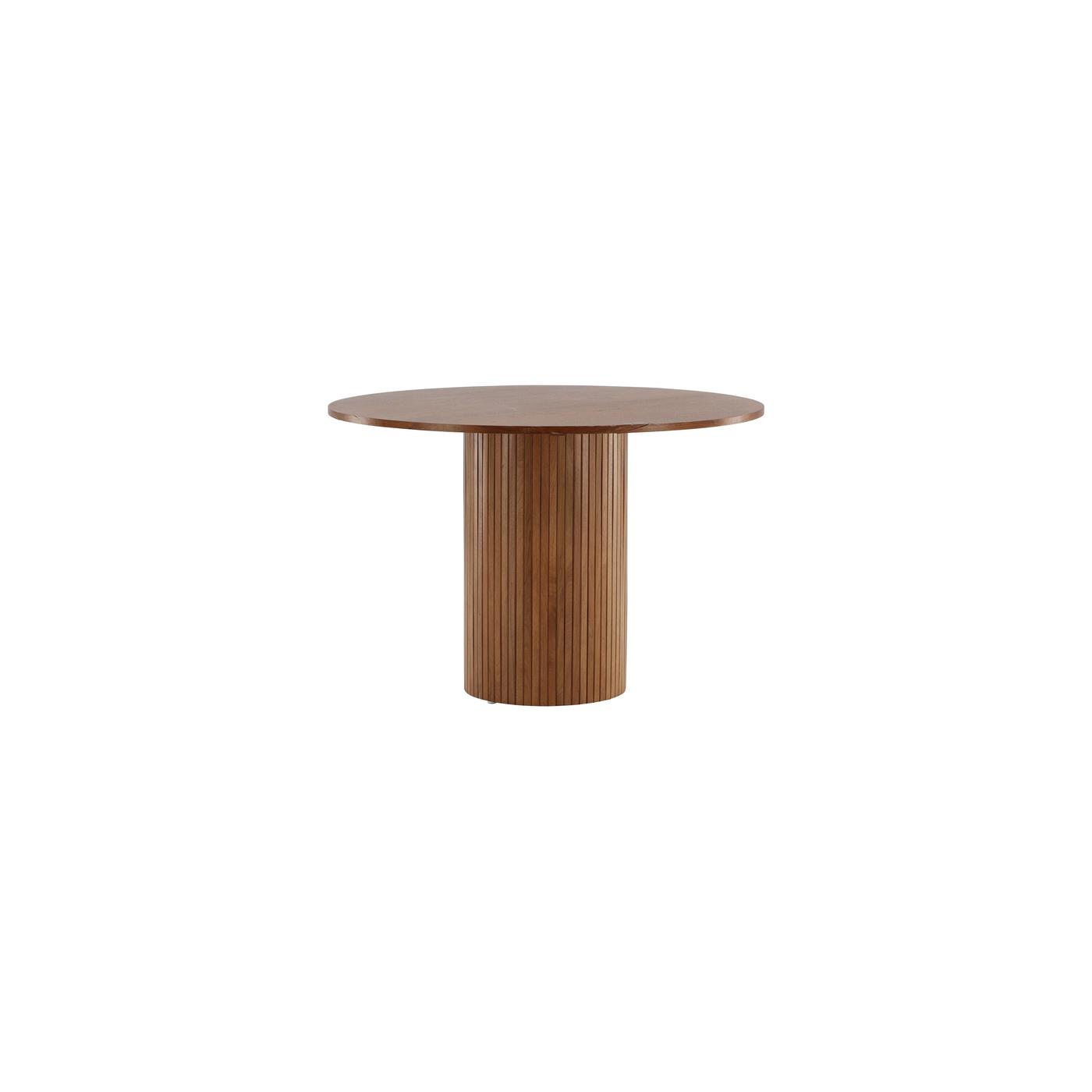 Fjôrd - Eettafel Bruin Rond - 110x110x75cm - Bianca