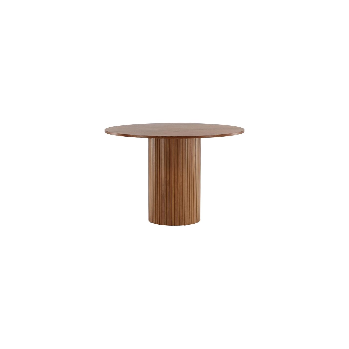 Fjôrd - Eettafel Bruin Rond - 110x110x75cm - Bianca