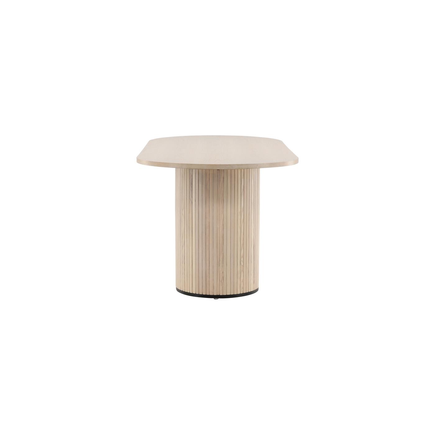 Fjôrd - Eettafel Beige Ovaal - 200x90x75cm - Bianca