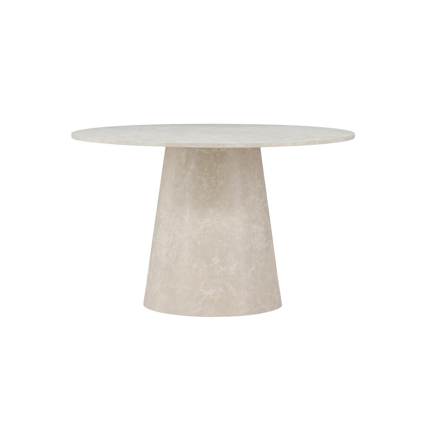 Fjôrd - Eettafel Rond Marmerlook - Ø120x75 cm - Lanzo