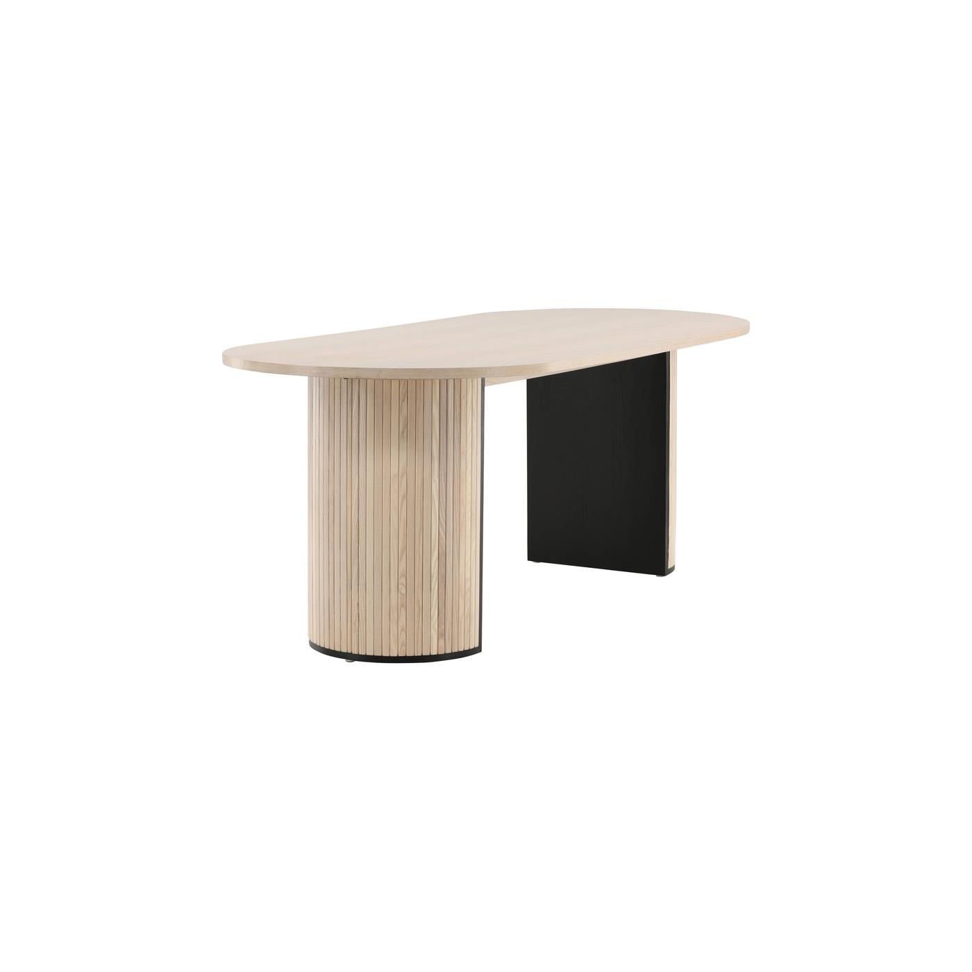 Fjôrd - Eettafel Beige Ovaal - 200x90x75cm - Bianca