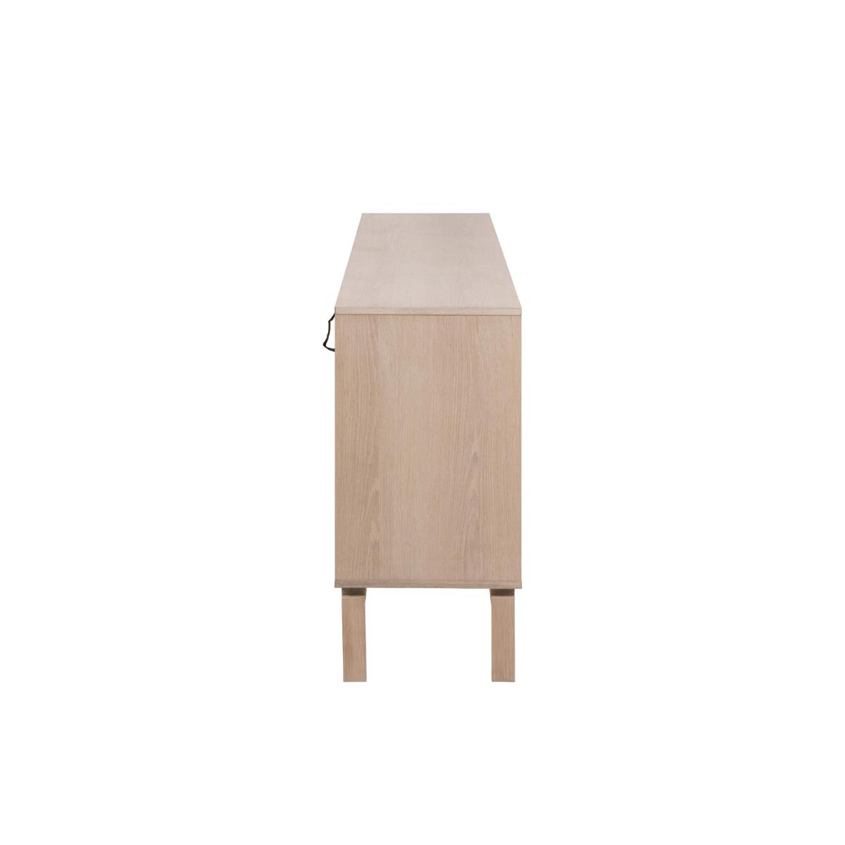 Rebellenclub Nampa Dressoir - 180 x 80 cm - Licht Eiken