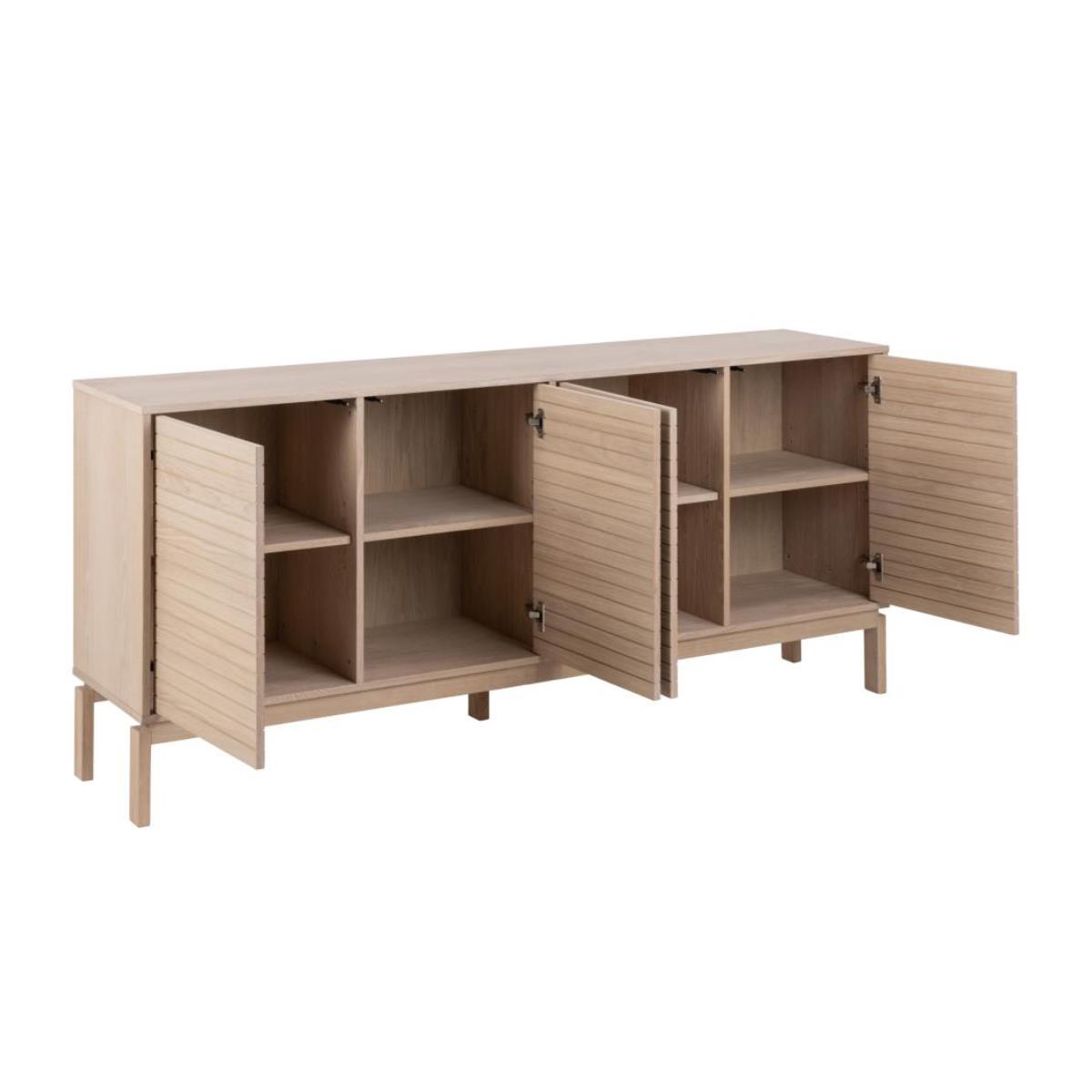 Rebellenclub Nampa Dressoir - 180 x 80 cm - Licht Eiken
