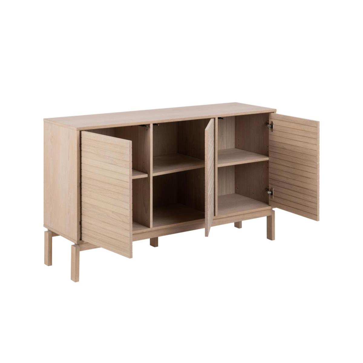 Rebellenclub Nampa Dressoir - 135 x 80 cm - Licht Eiken