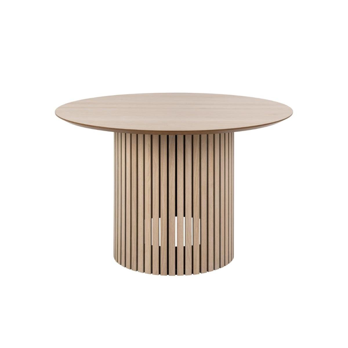 Rebellenclub Nampa Eetkamertafel - ø120 cm - Licht Eiken