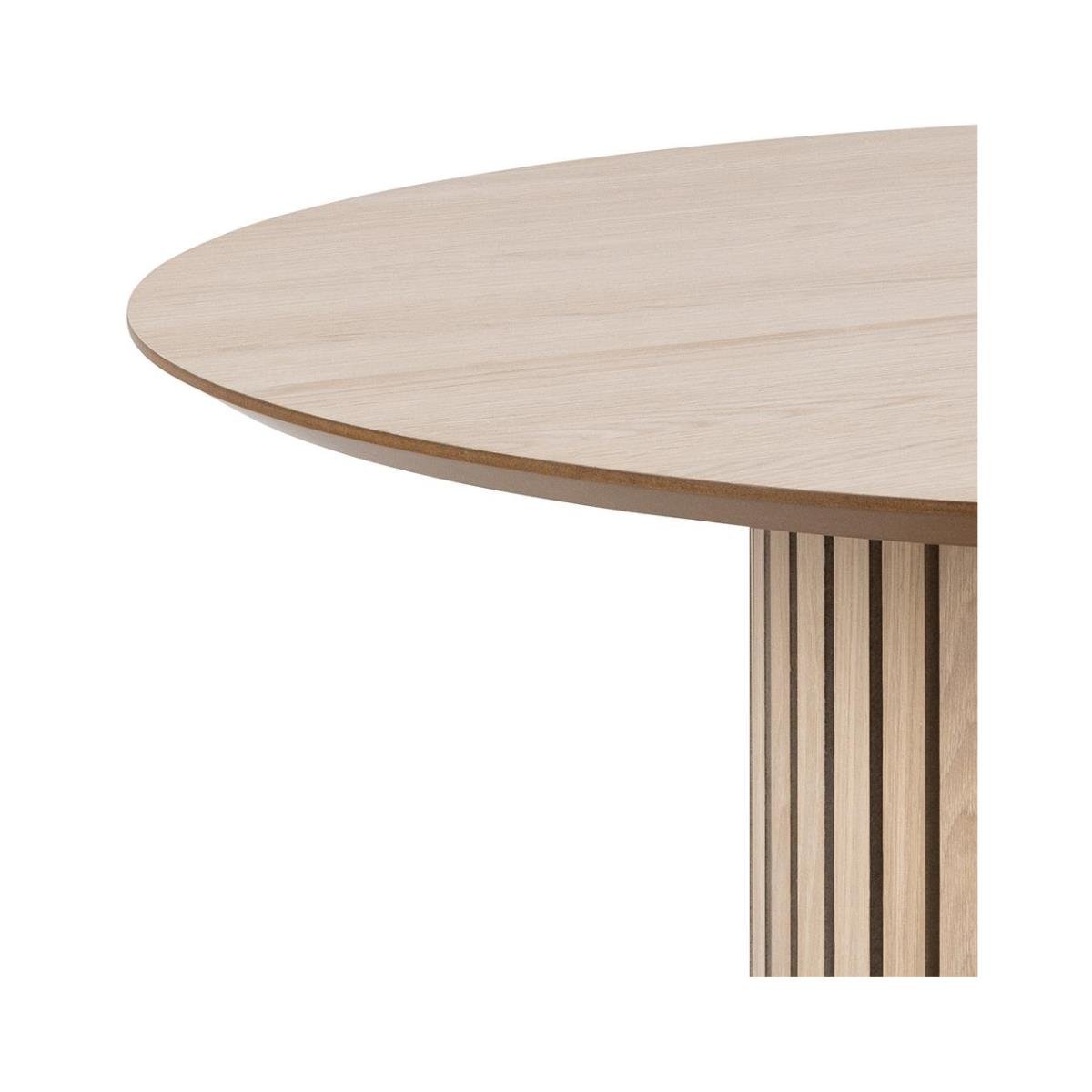 Rebellenclub Nampa Eetkamertafel - ø120 cm - Licht Eiken
