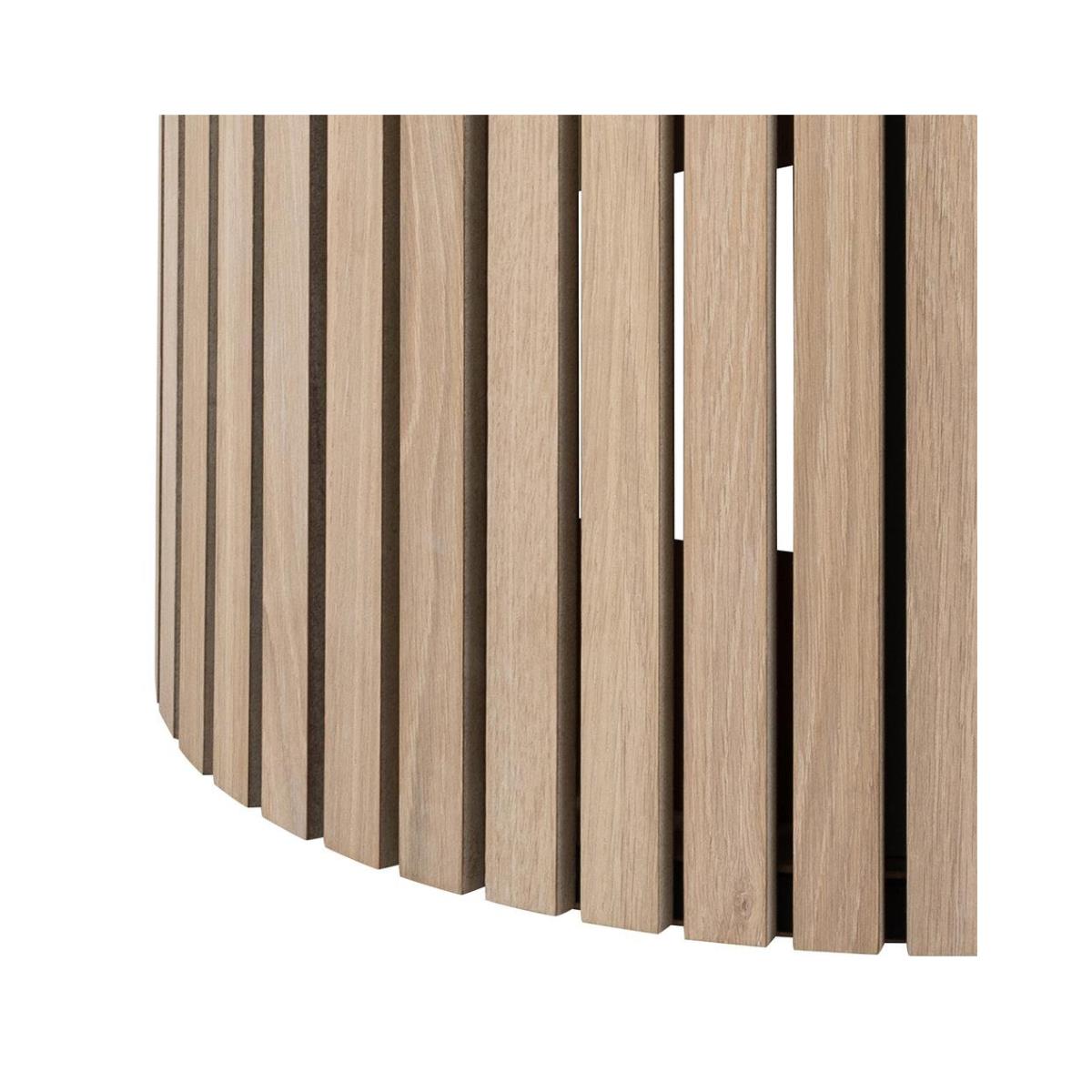 Rebellenclub Nampa Eetkamertafel - ø120 cm - Licht Eiken
