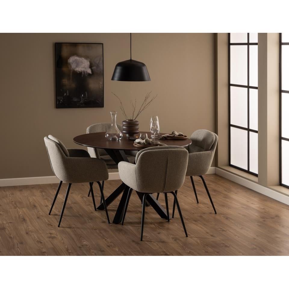 Rebellenclub Nevis Eetkamerstoel - Beige