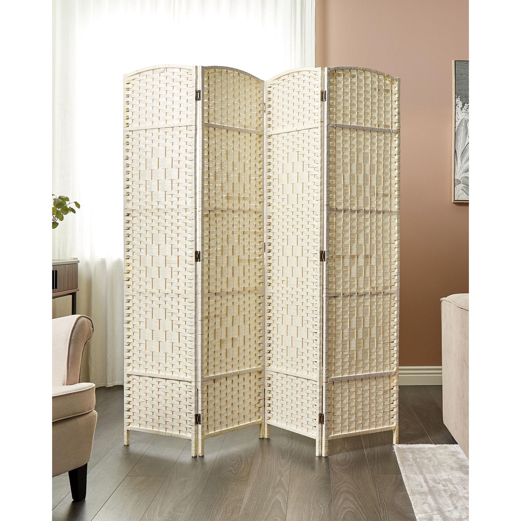 Beliani - LAPPAGO - Kamerscherm - Beige - Hout