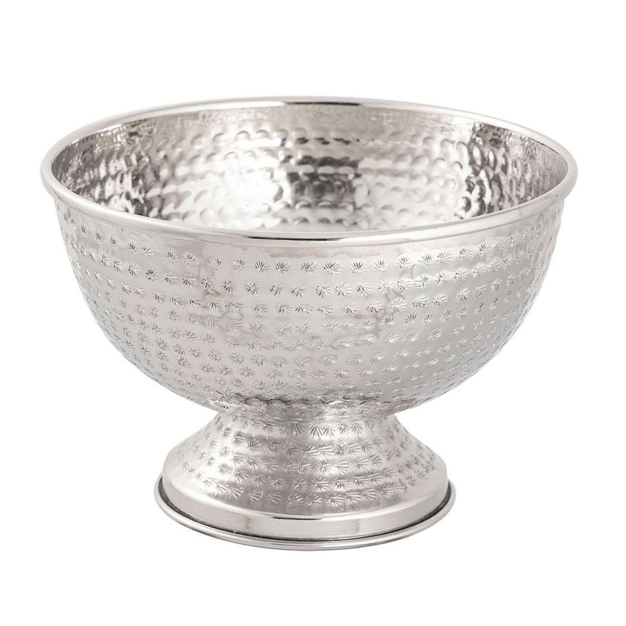 SVJ Wijnkoeler Rond - 29 x 29 x 20 cm - Ijzer - Zilver