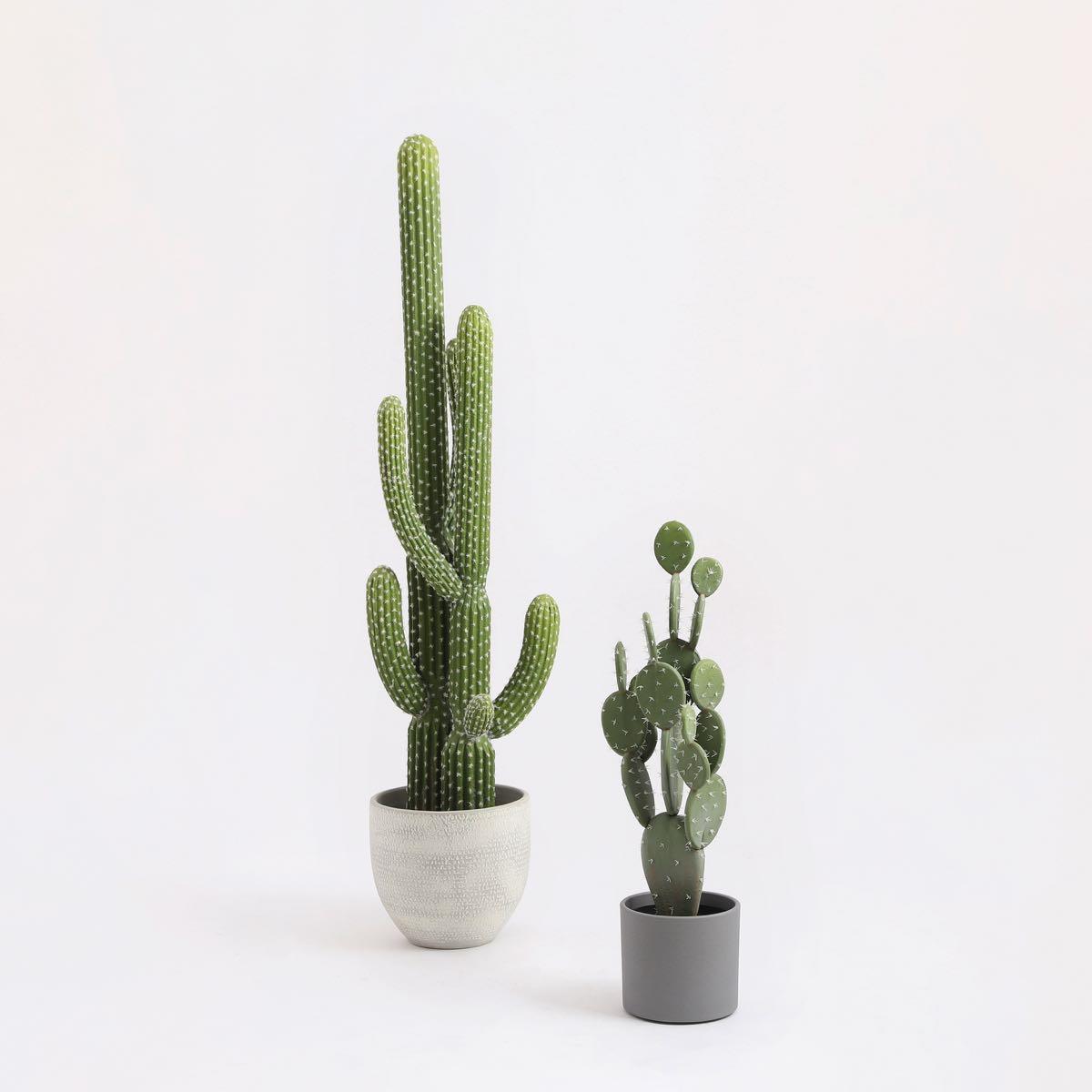 Mica Decorations Bloempot - grijs - terracotta - 29 x 26 cm