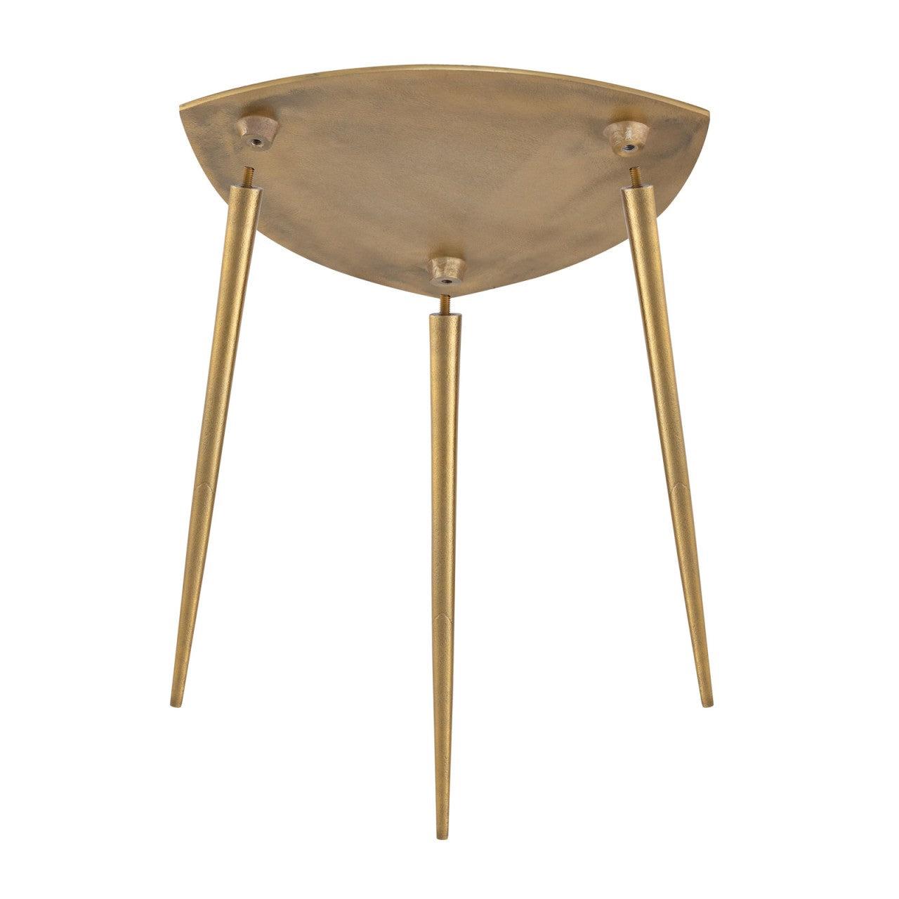 SVJ Bijzettafel  - 35 x 35 x 46 cm - Aluminium - Goud