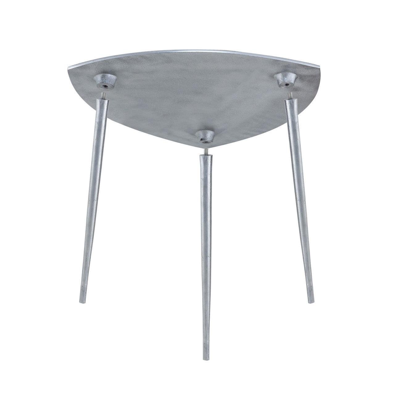 SVJ Bijzettafel  - 35 x 35 x 46 cm - Aluminium - Zilver