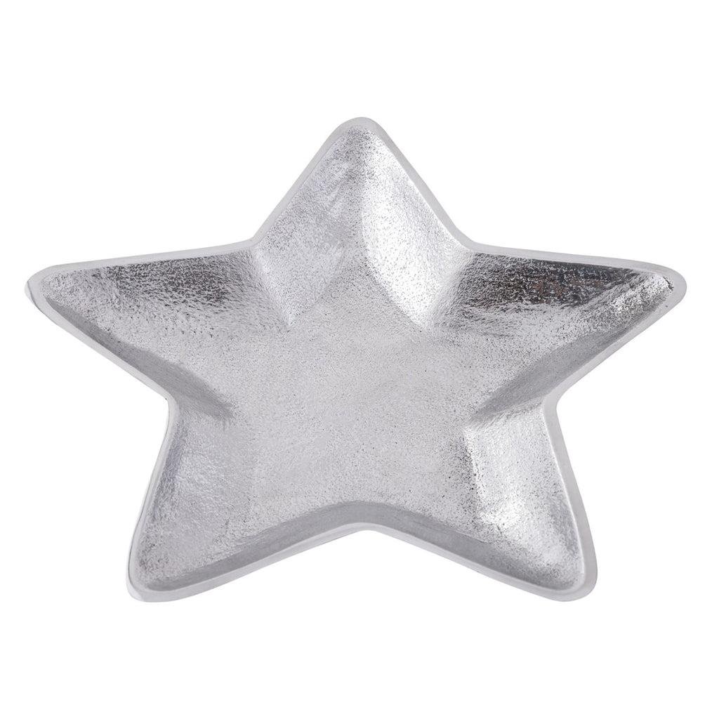 SVJ Schaal - 25x25x3 cm - Aluminium - Zilver - Set van 2