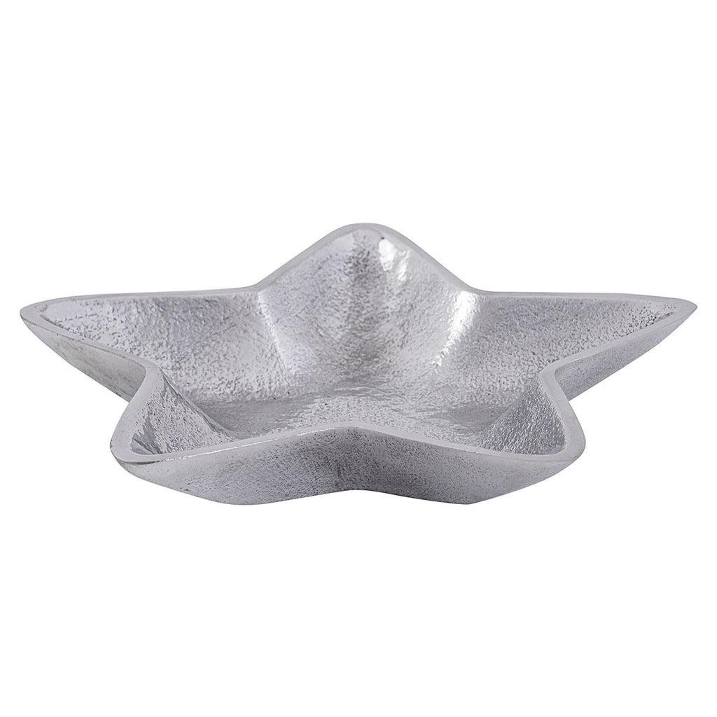 SVJ Schaal - 25x25x3 cm - Aluminium - Zilver - Set van 2