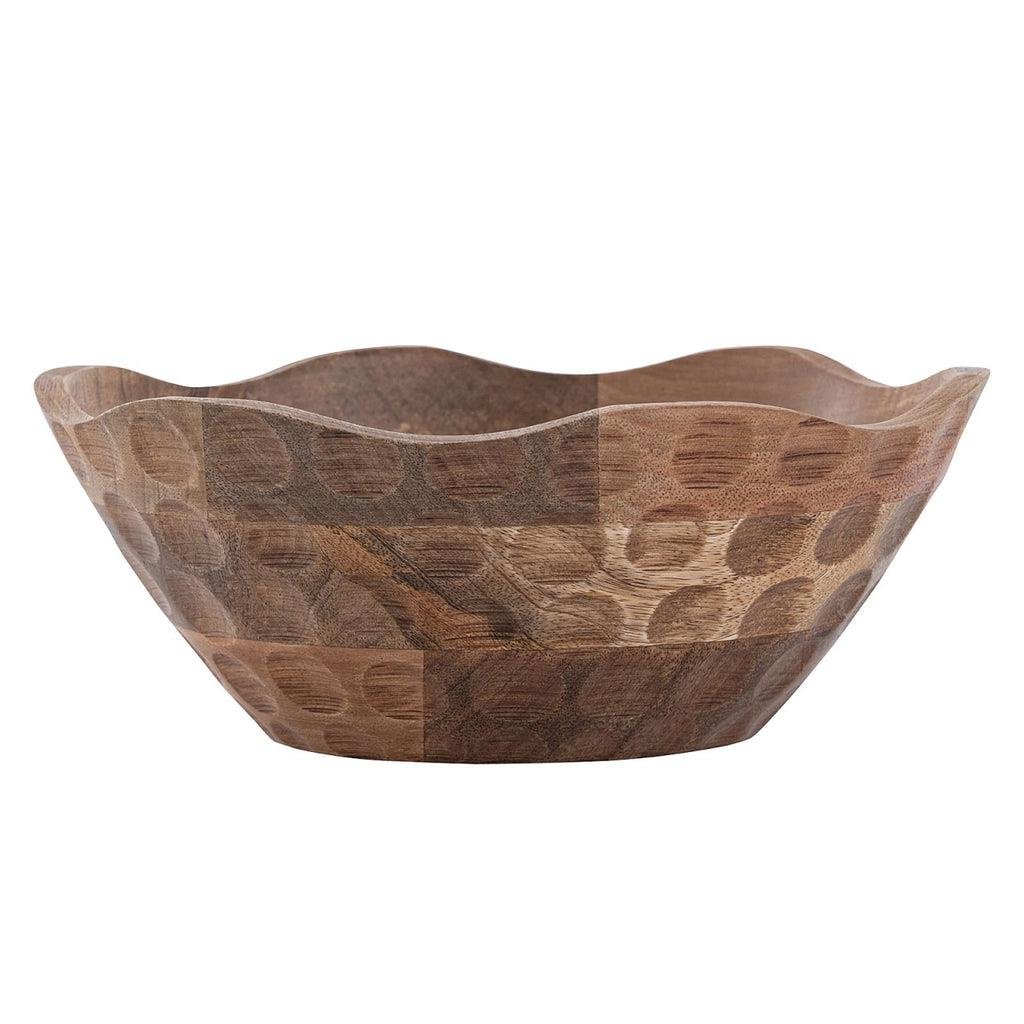 SVJ Schaal - 30x30x11 cm - Hout - Naturel