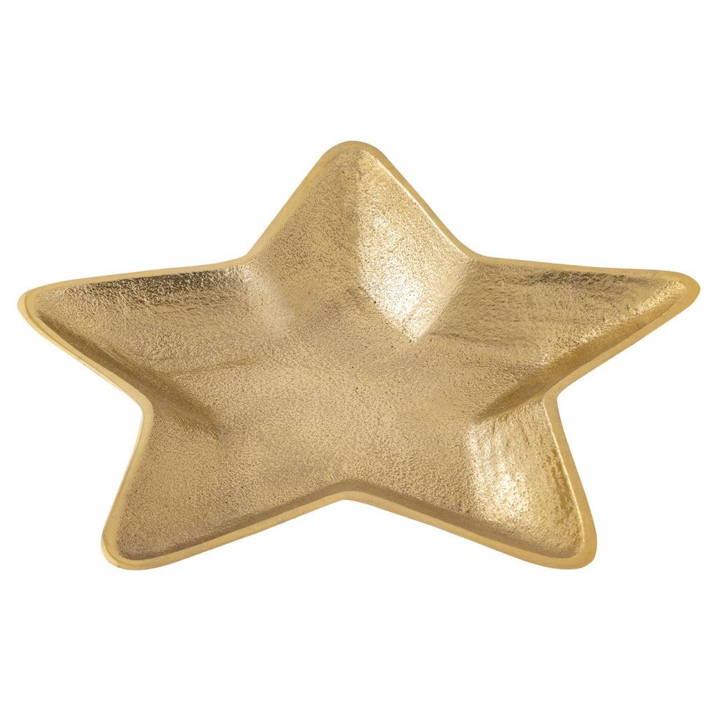 SVJ Schaal - 25x25x3 cm - Aluminium - Goud - Set van 2