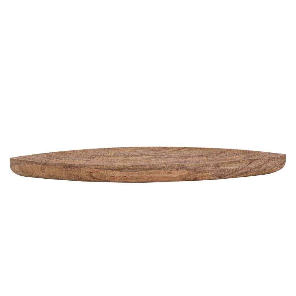 SVJ Schaal - 14x40x3 cm - Hout - Naturel