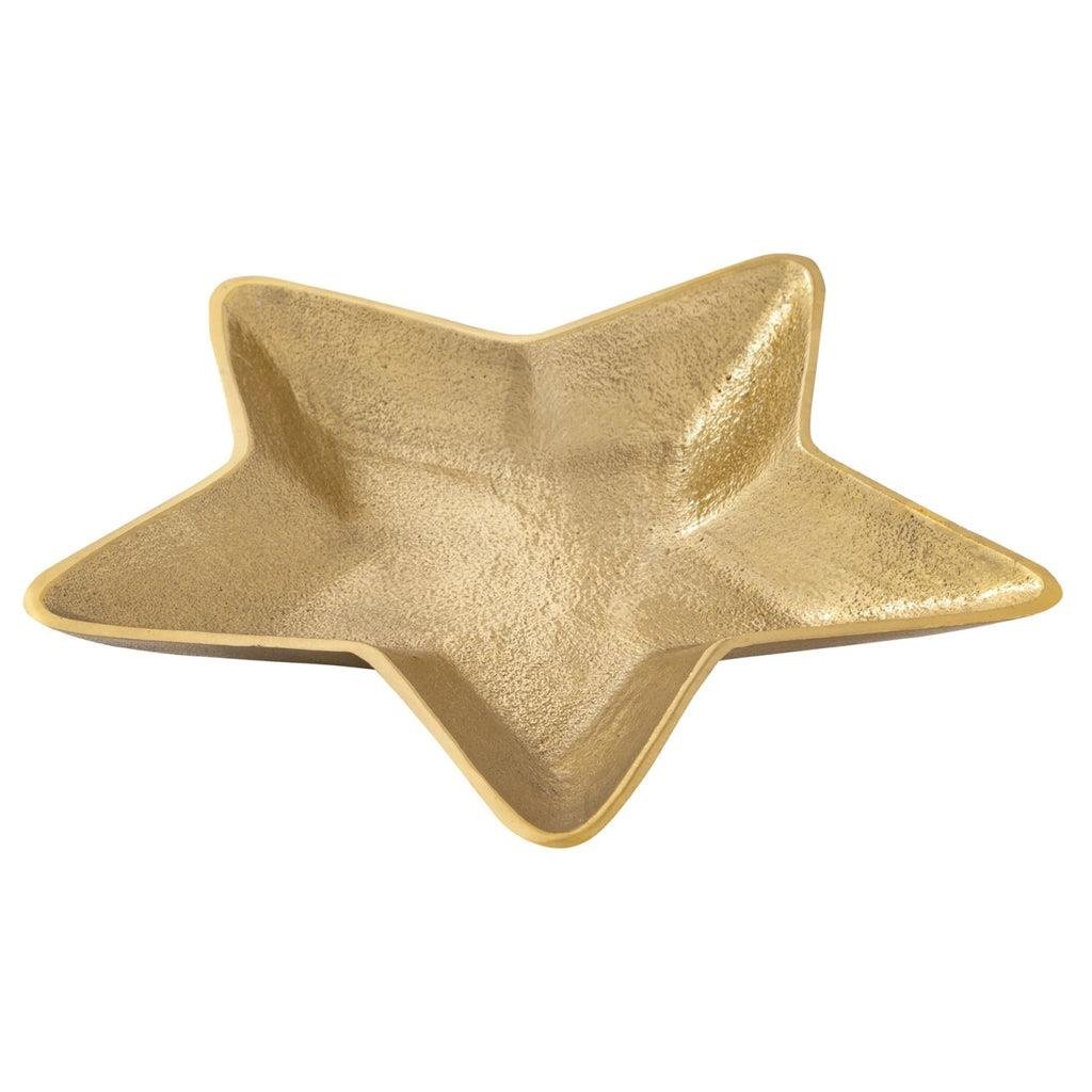 SVJ Schaal - 25x25x3 cm - Aluminium - Goud - Set van 2