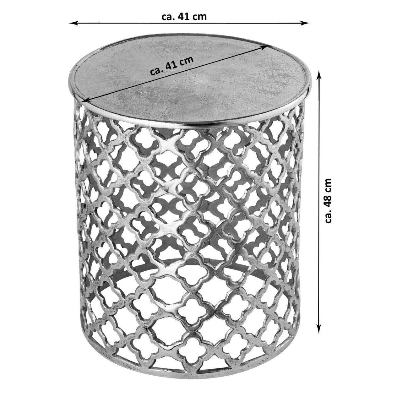 SVJ Bijzettafel Rond - 41 x 41 x 48 cm - Aluminium - Goud