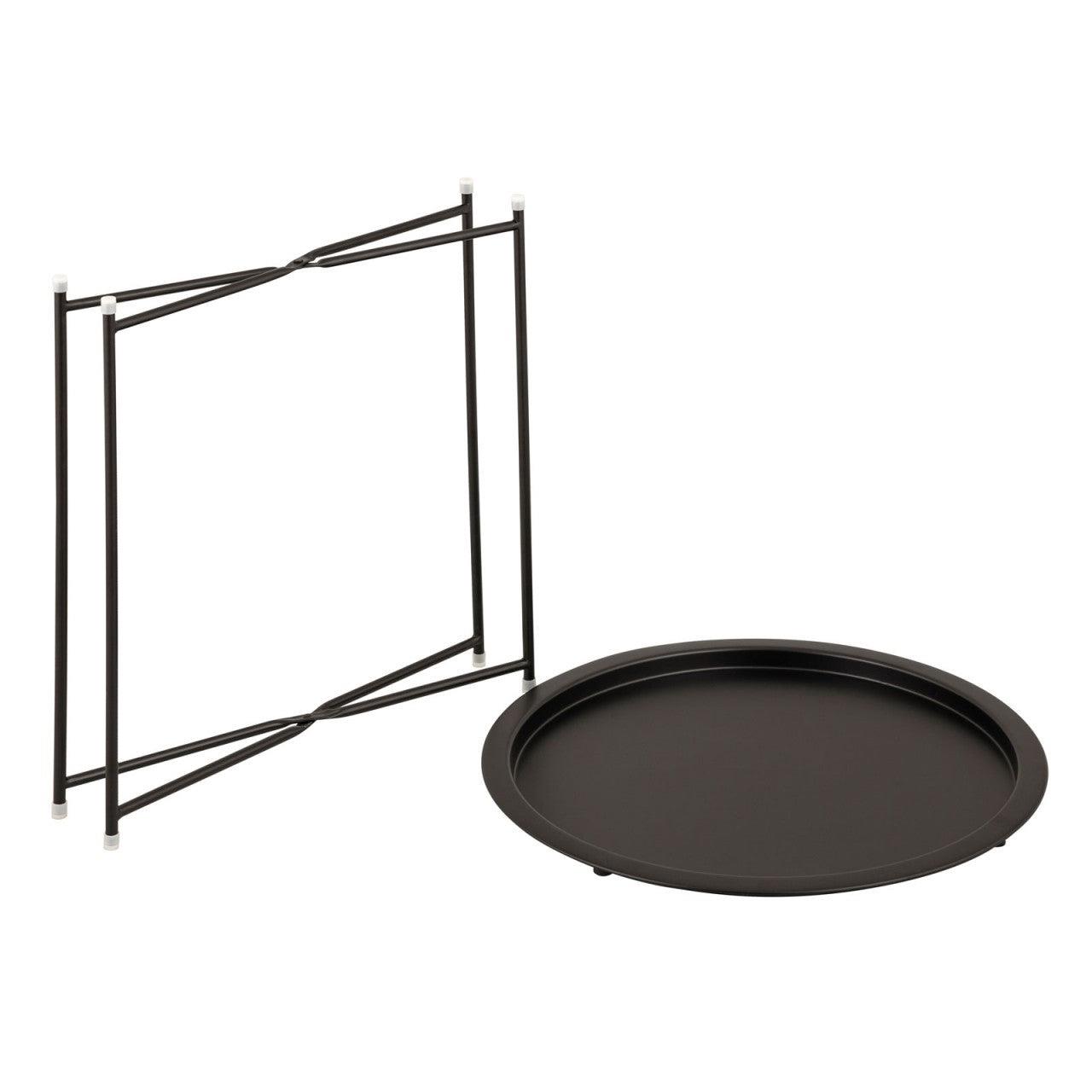 SVJ Bijzettafel Rond - 47 x 47 x 51 cm - Metaal - Zwart
