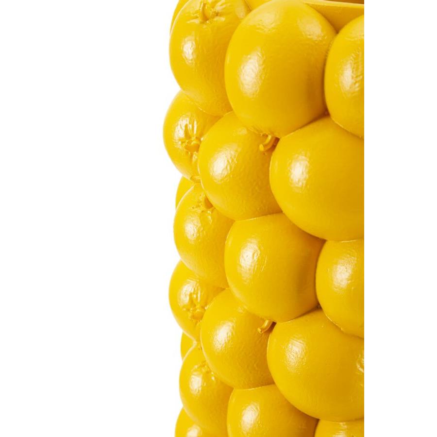 Mauro Ferretti Lemons Vaas in gele hars bestaande uit citroenen