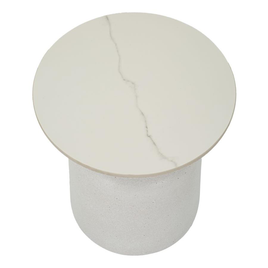 Mauro Ferretti White Metalen tafel wit