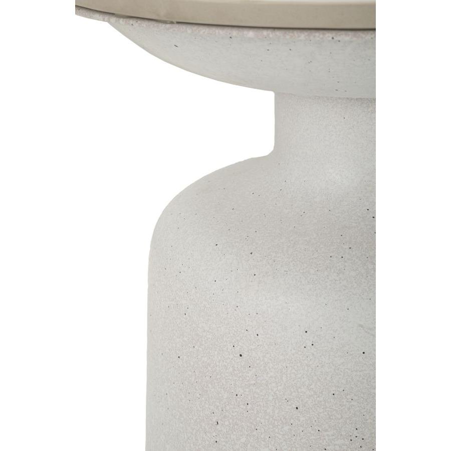 Mauro Ferretti White Metalen tafel wit