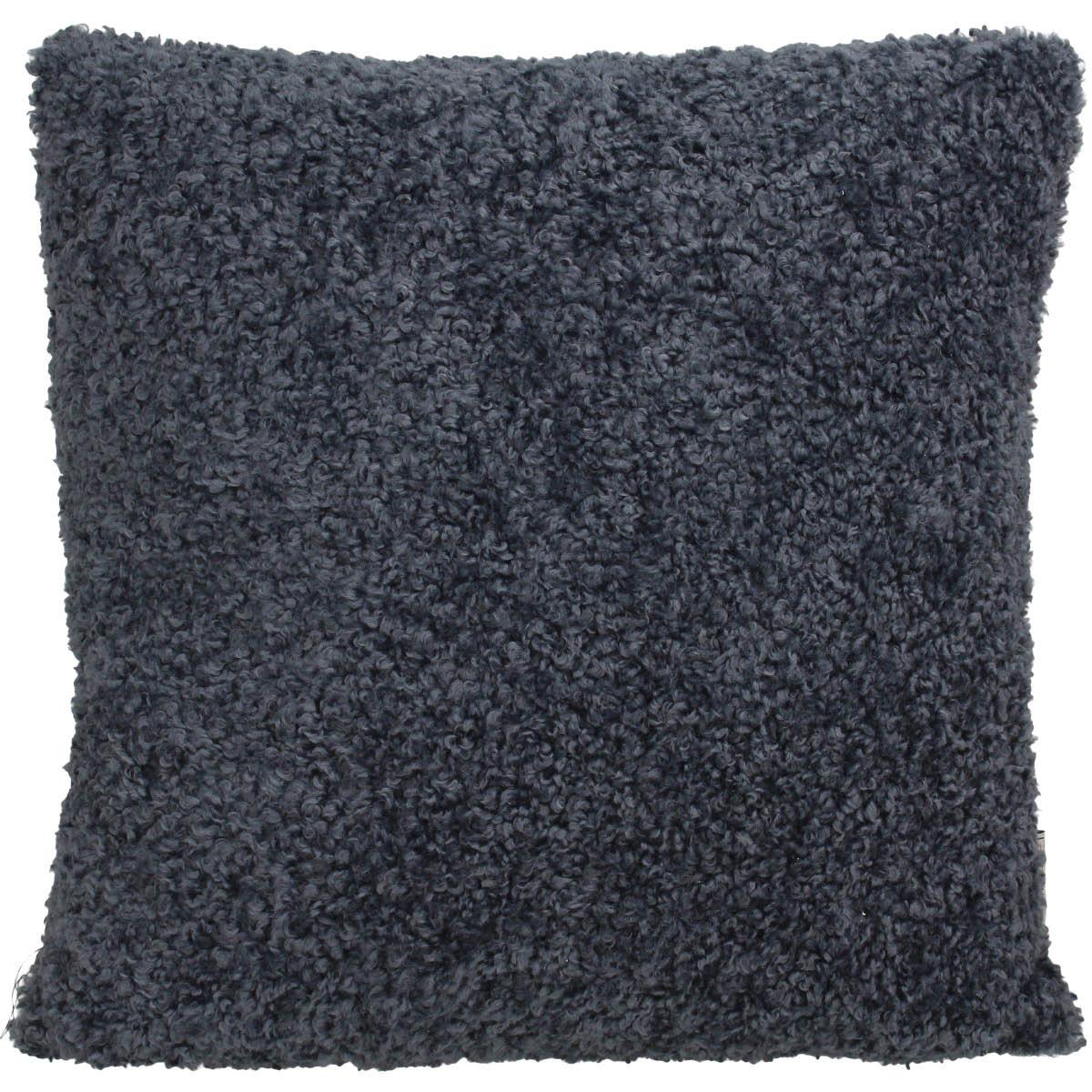 SVJ Home Decorations Teddy Kussen - 45 x 45 cm - Polyester - Blauw
