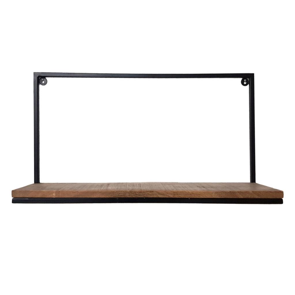 SVJ Wandrek - 20x75x40 cm - Hout - Zwart