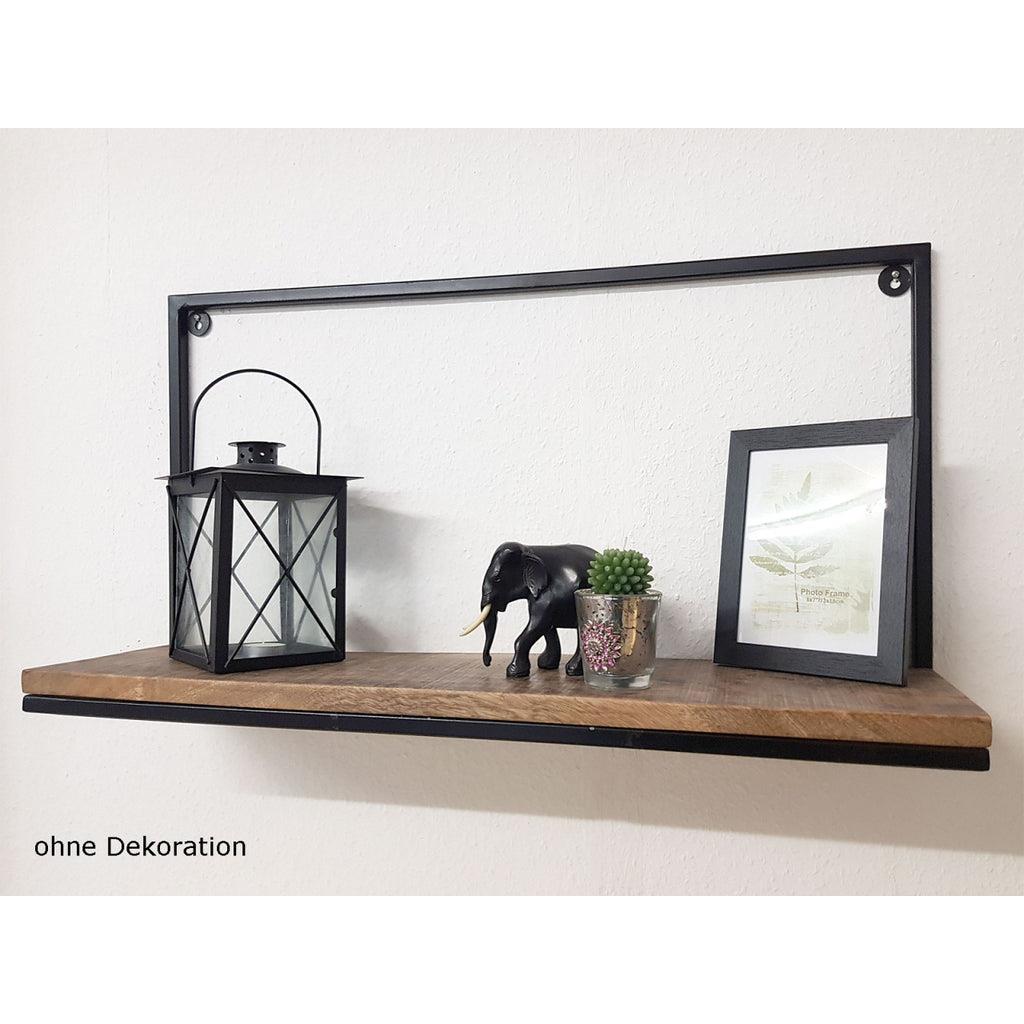SVJ Wandrek - 20x75x40 cm - Hout - Zwart