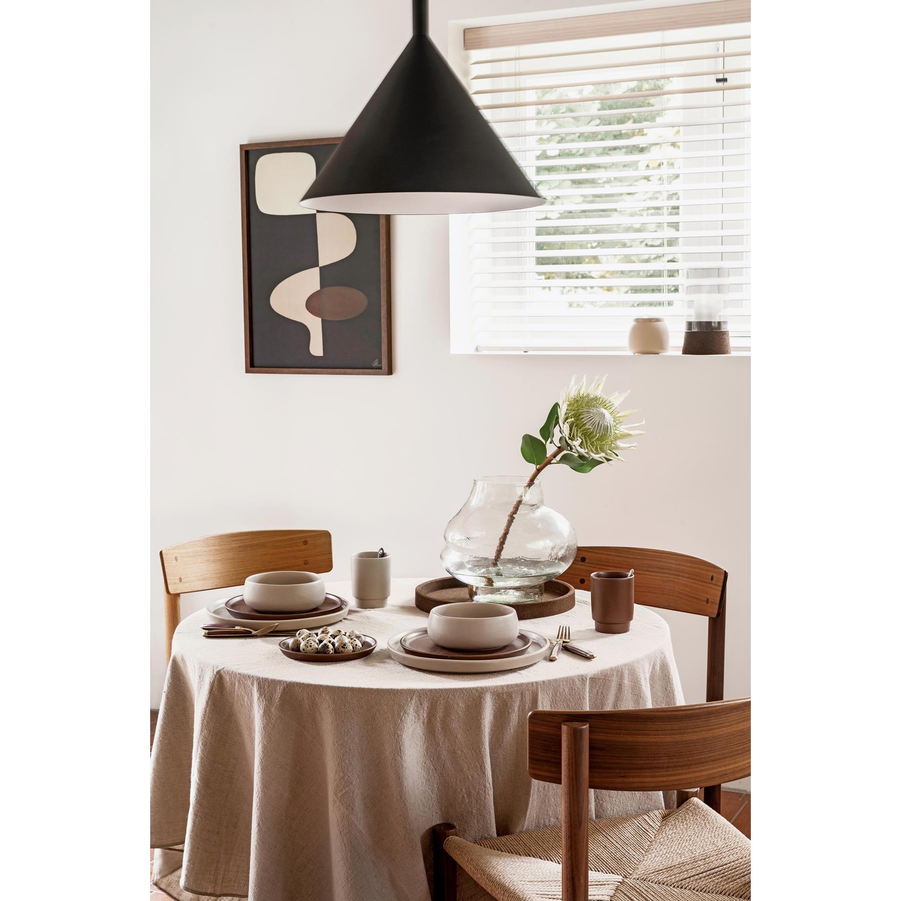 vtwonen - Ontbijtborden - Bruin - Keramiek - 17cm - Serviesset van 4