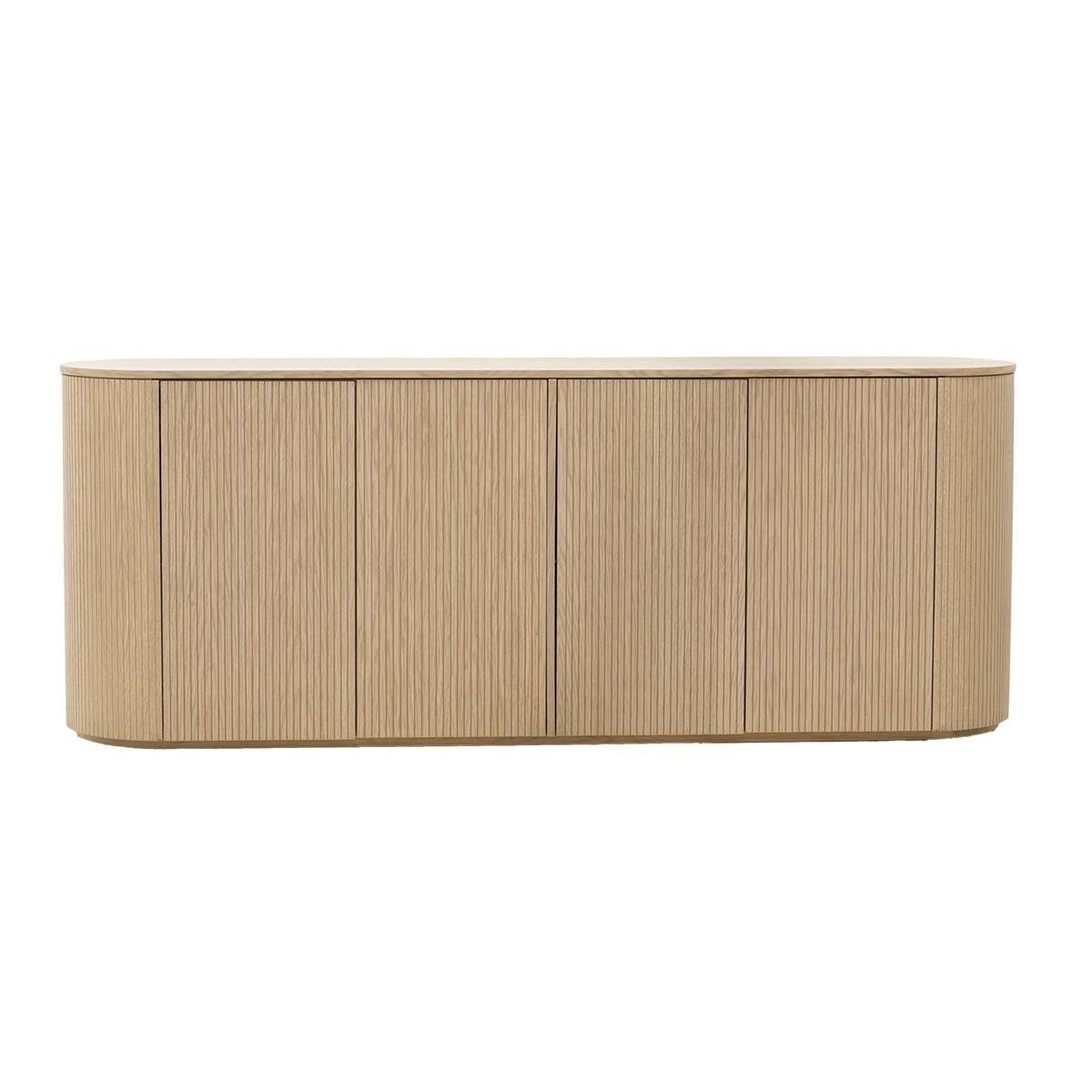 DÉJA Living - Dressoir Lichtbruin 215cm - Eikenhout - Laurel
