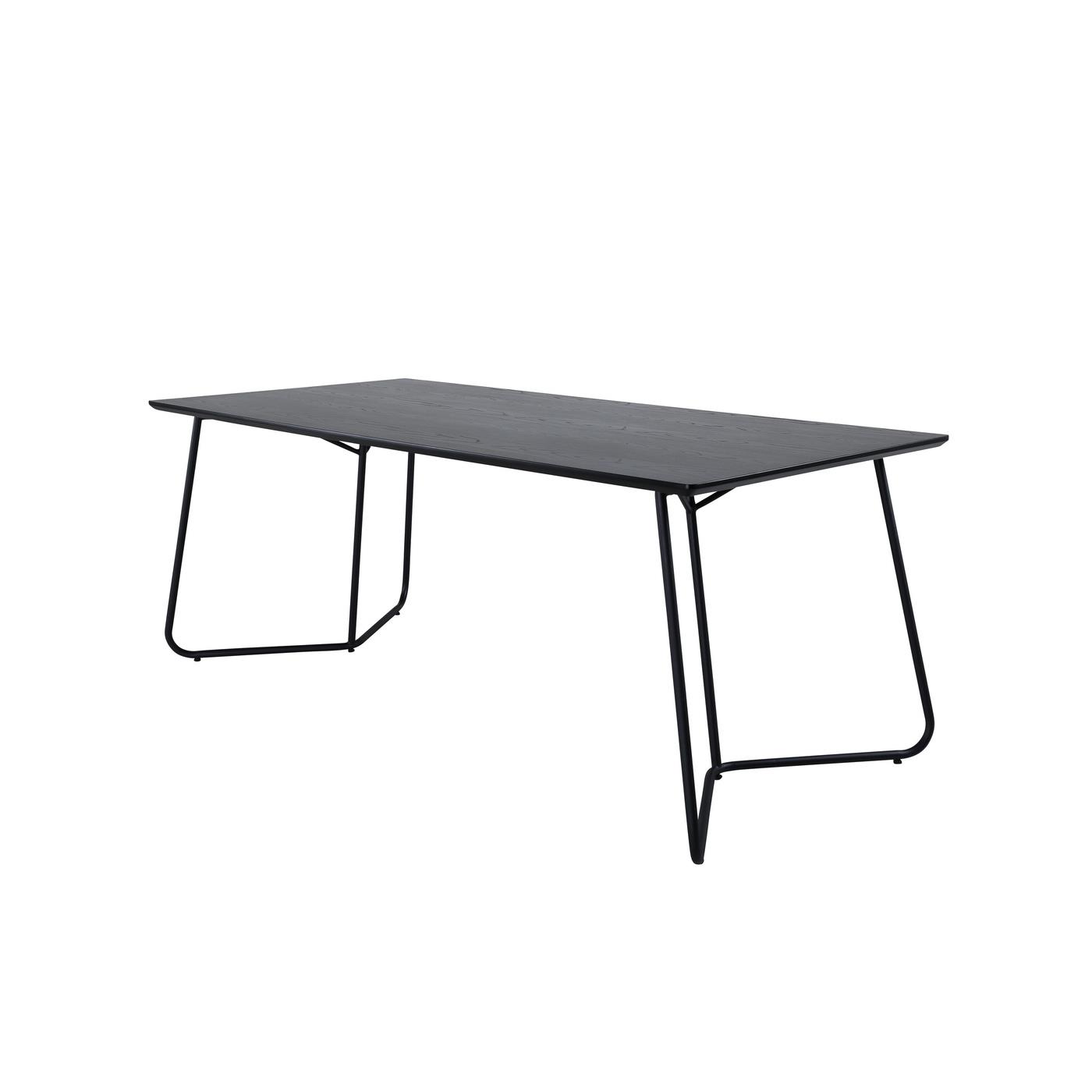 Fjôrd - Eettafel Zwart 190cm - MDF - Petra