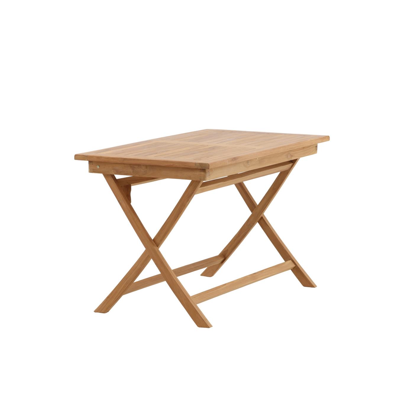 Fjôrd - Eettafel Naturel 120cm - Teakhout - Kenya
