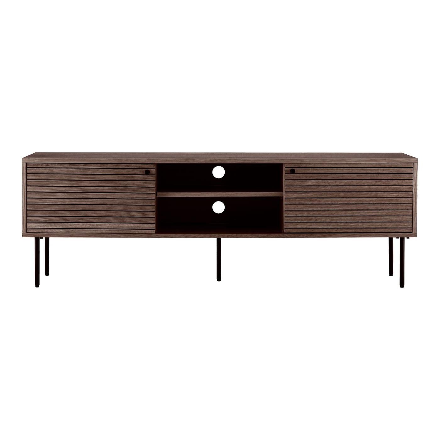 House Nordic - Tv-meubel Smoke Eiken Fineer - 150x40x50cm  - Kyoto