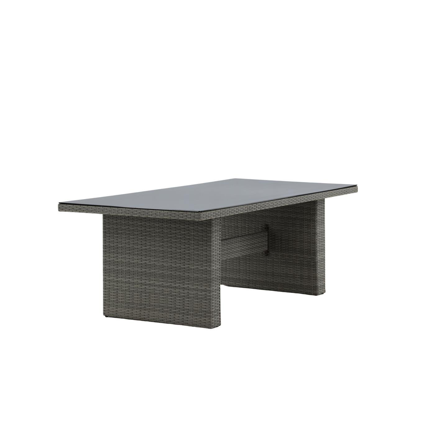 Fjôrd - Tuintafel Grijs 200cm - Wicker - Padova
