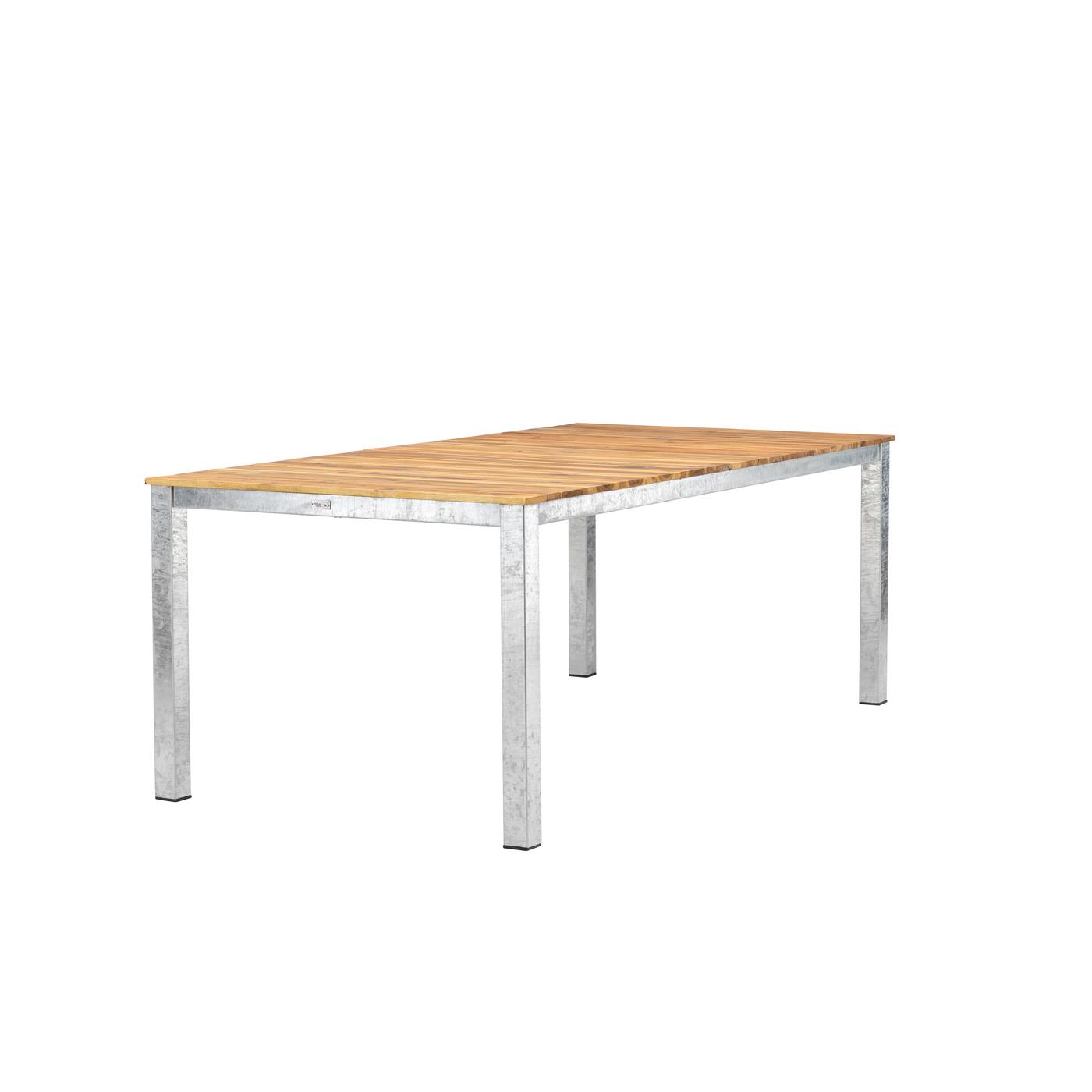 Fjôrd - Tuintafel Zilver 200cm - Acaciahout - Zenia