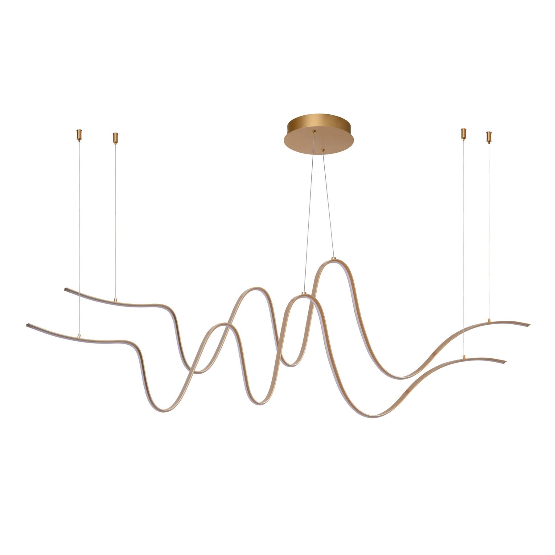 Lucide LAMBADA Hanglamp - Mat Goud | Messing