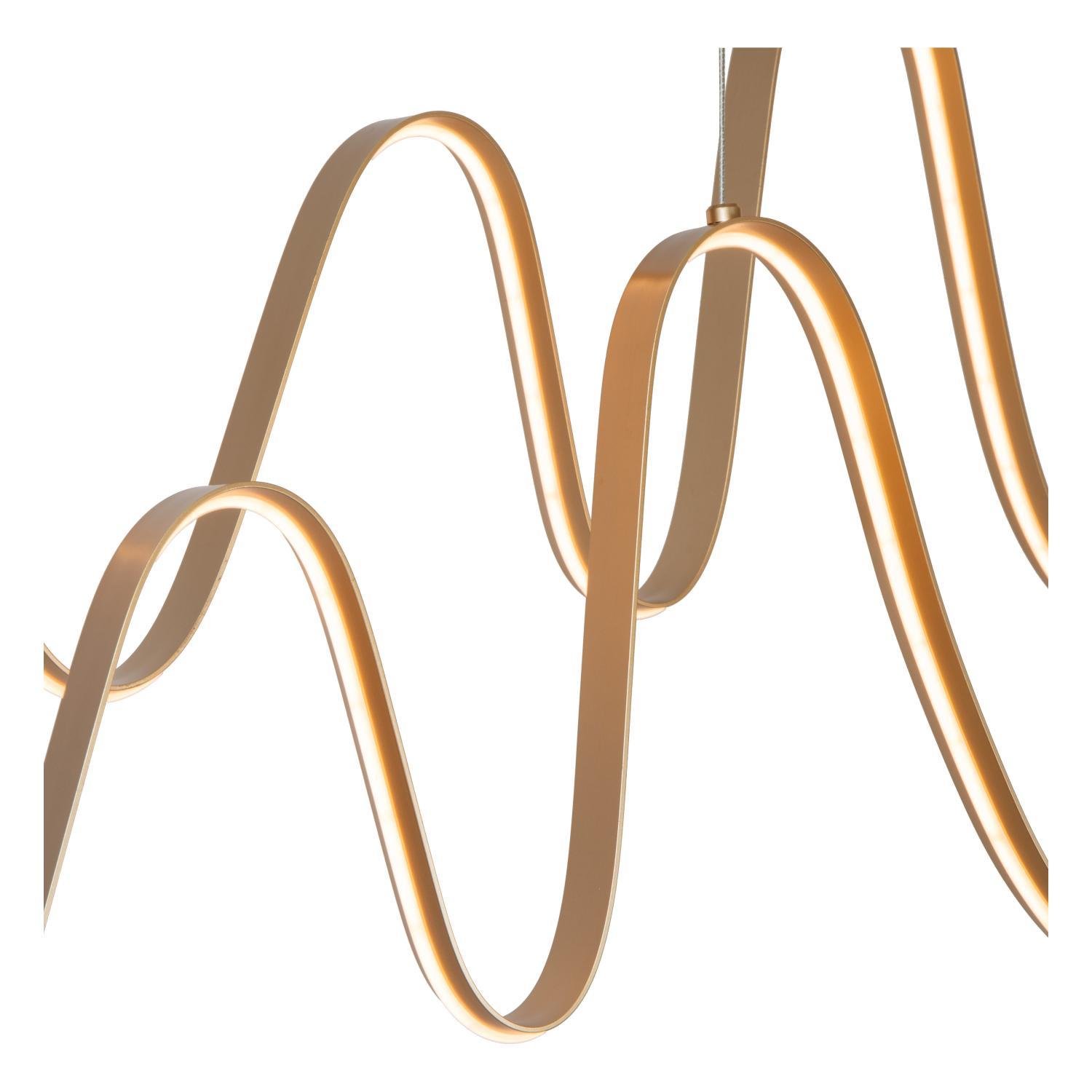 Lucide LAMBADA Hanglamp - Mat Goud | Messing