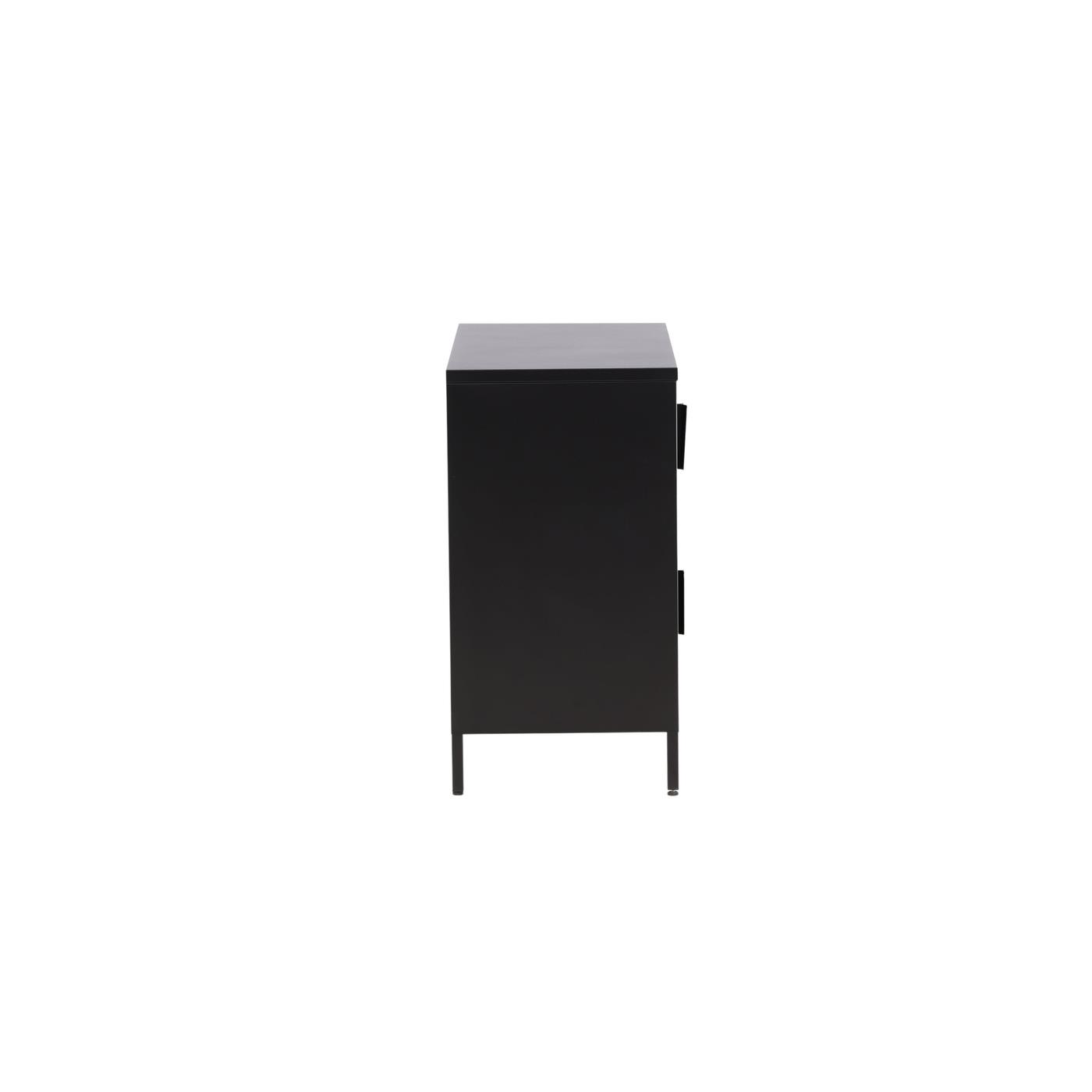 Fjôrd - Dressoir Zwart 90cm - Metaal - Nett