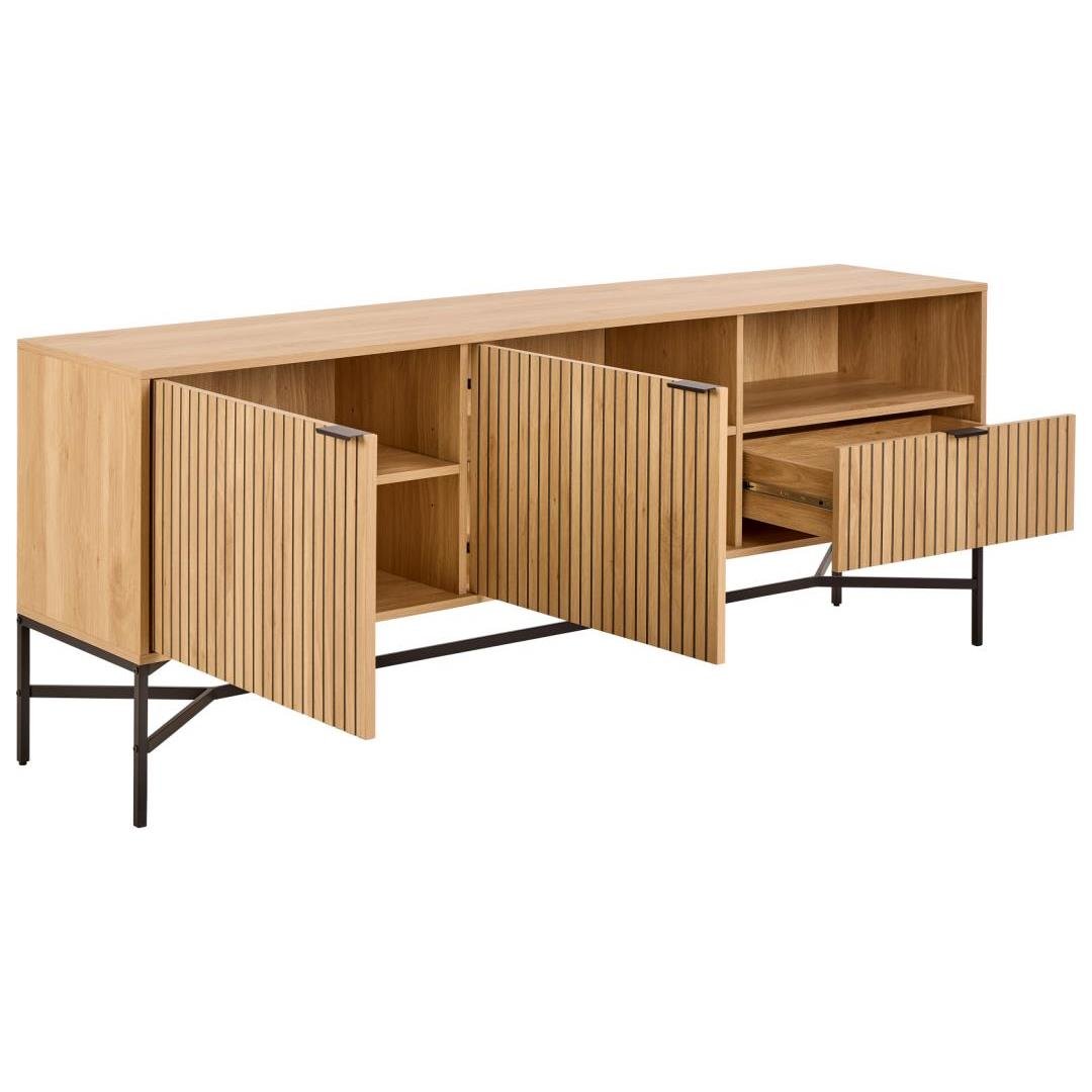 Giga Living - Dressoir Naturel Eikenlook - 180x40x70cm - Juna