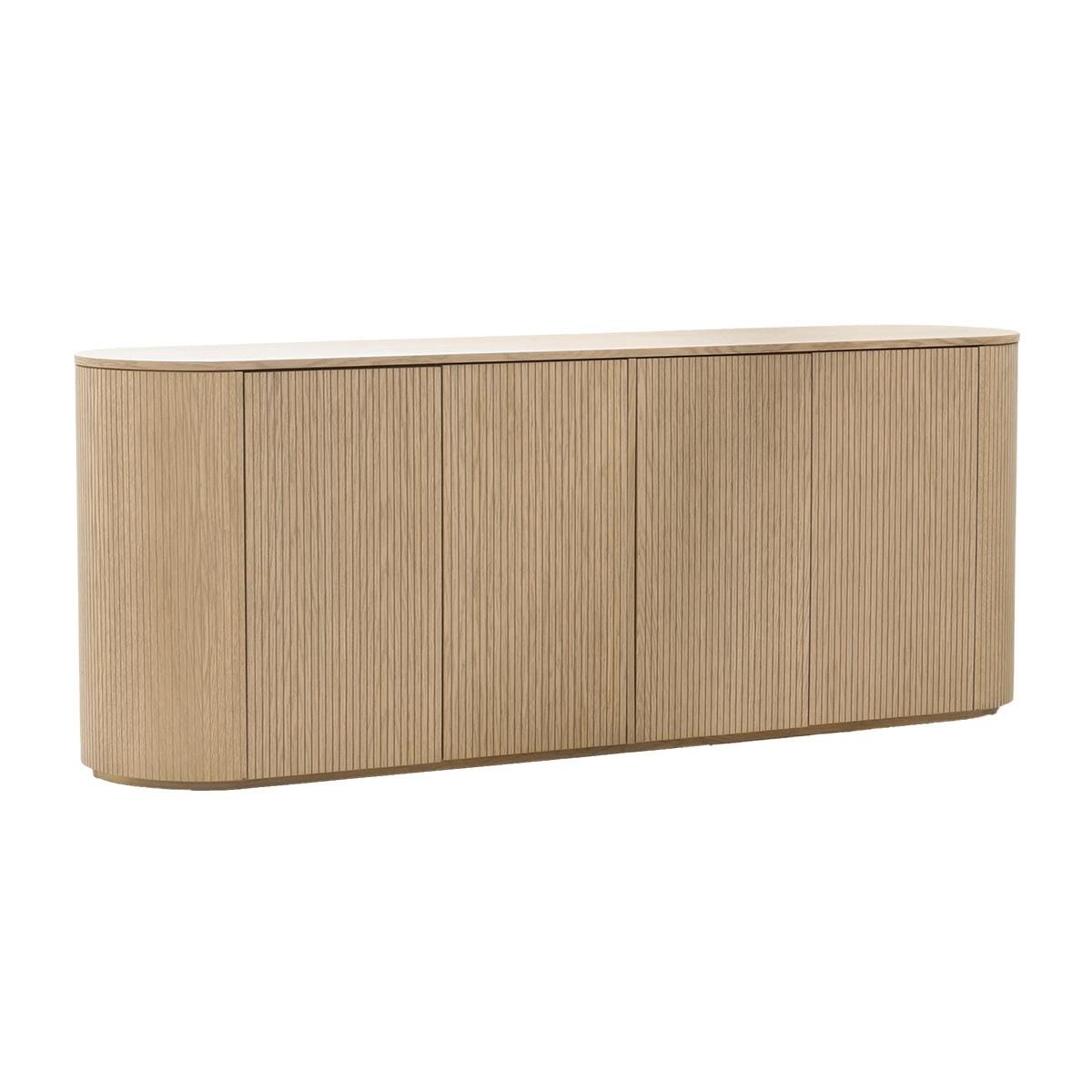 DÉJA Living - Dressoir Lichtbruin 215cm - Eikenhout - Laurel