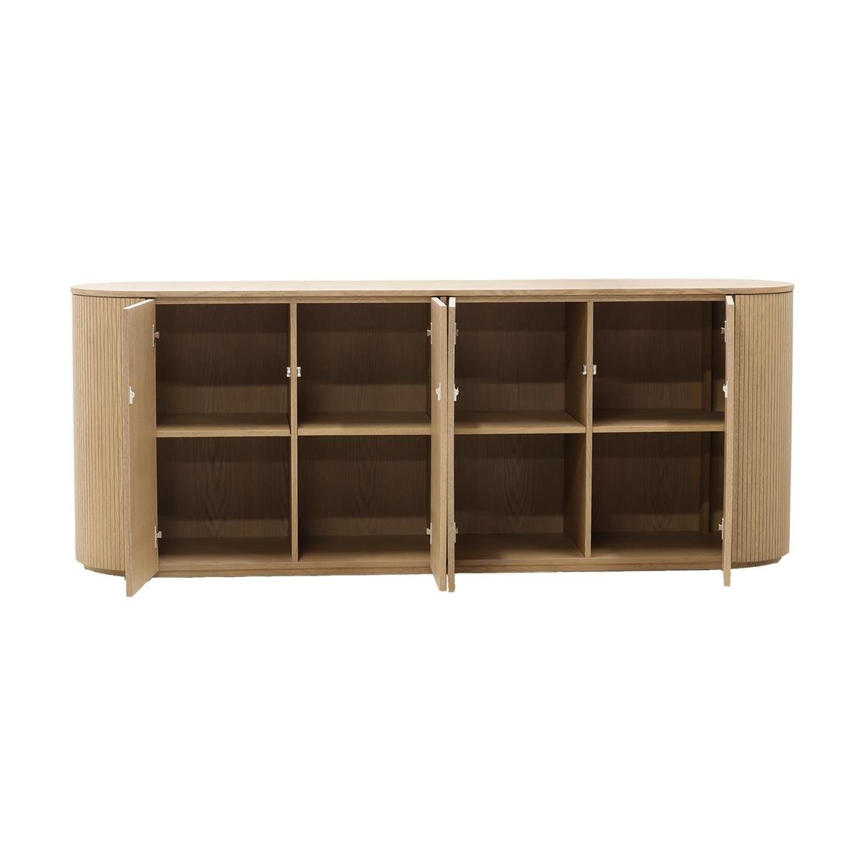 DÉJA Living - Dressoir Lichtbruin 215cm - Eikenhout - Laurel