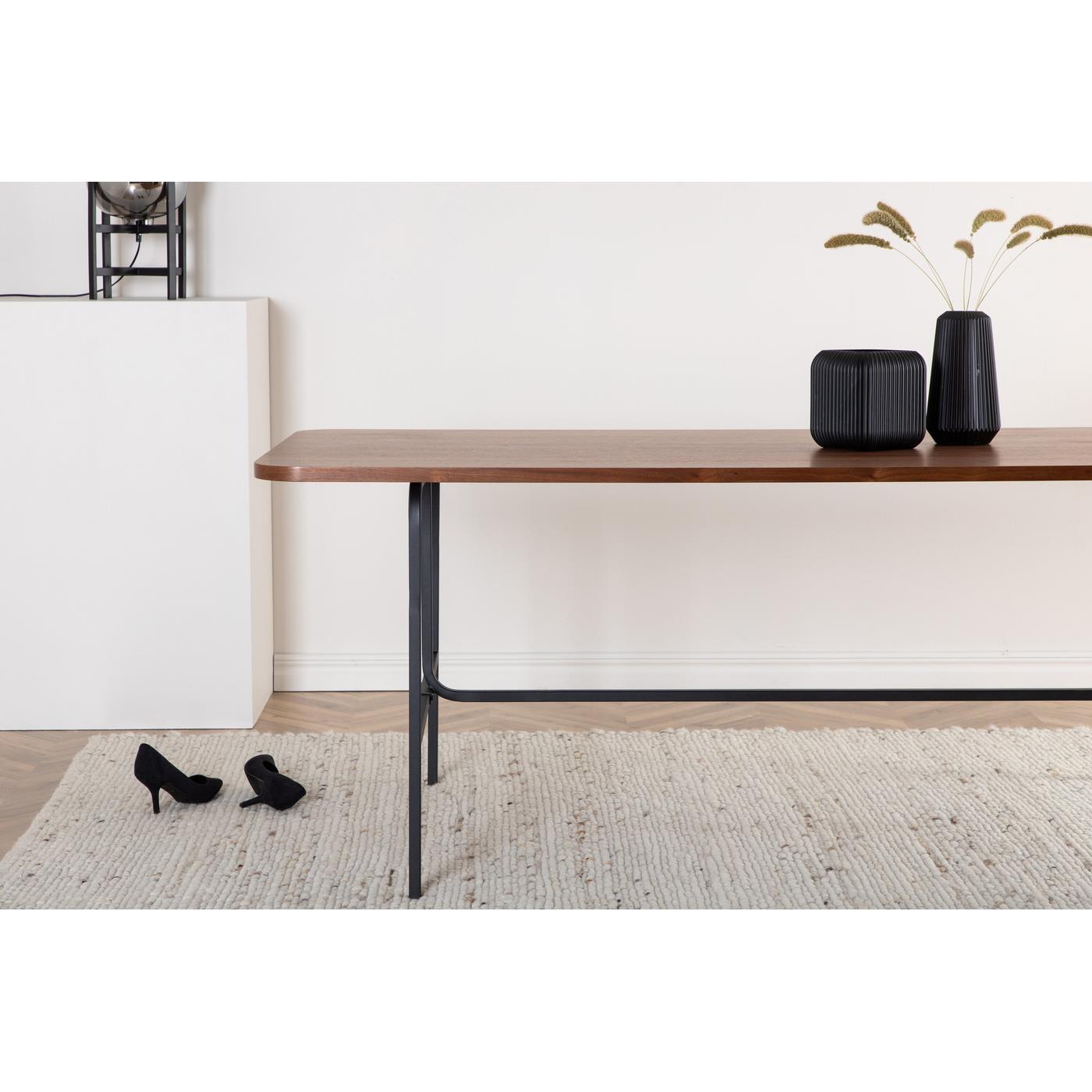 Fjôrd - Eettafel Donkerbruin 200cm - Fineer - Uno