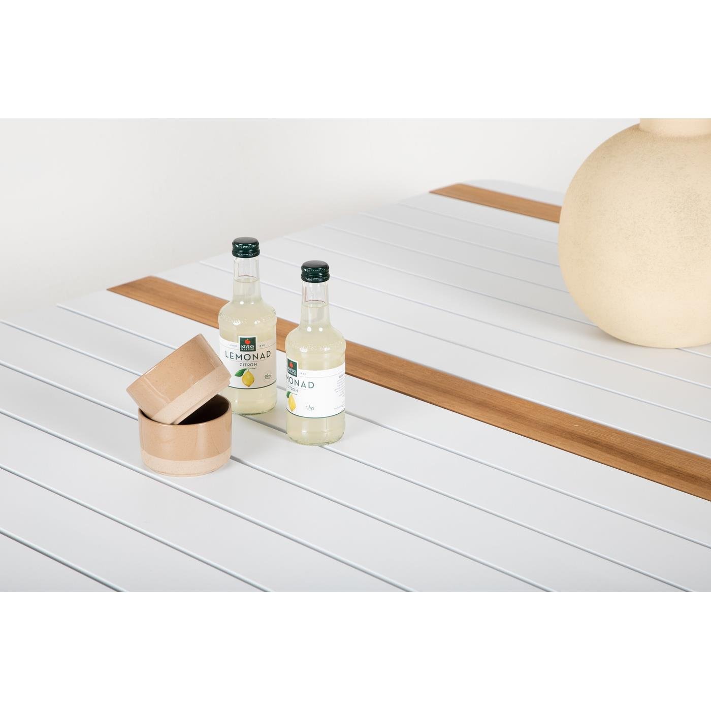 Fjôrd - Eettafel Wit 150cm - Teakhout - Togo