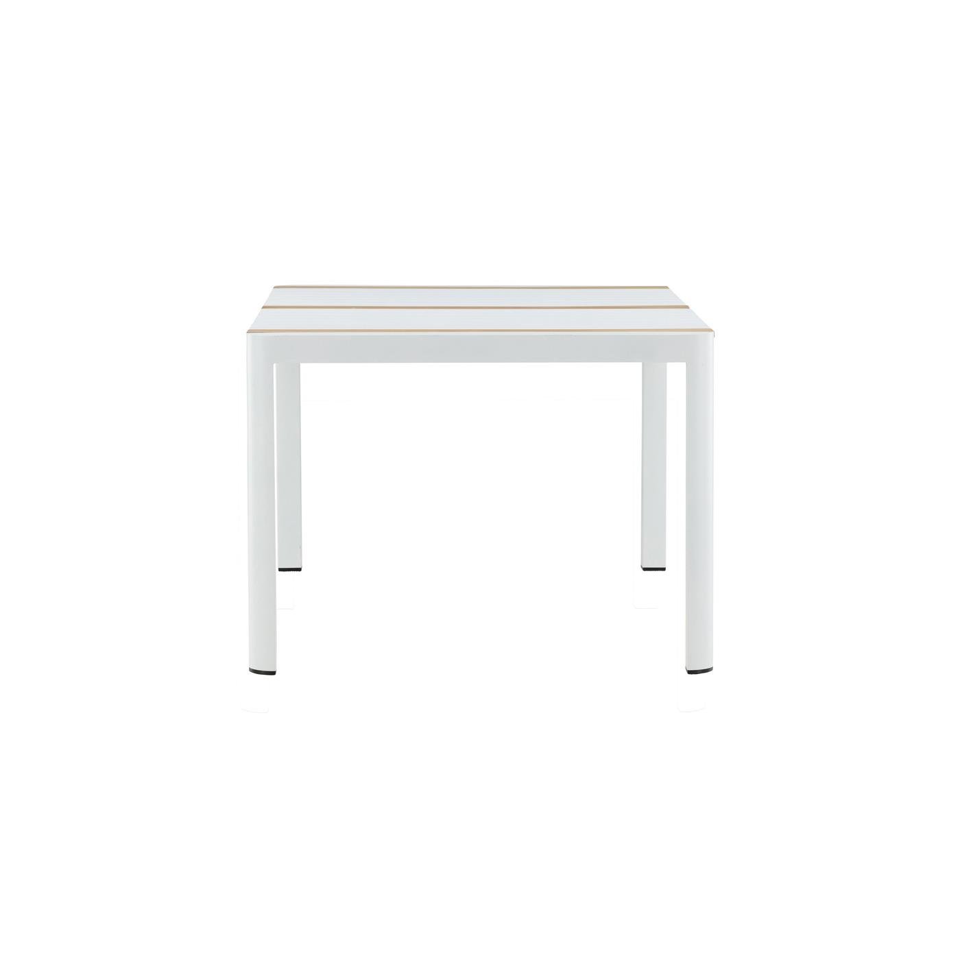 Fjôrd - Eettafel Wit 150cm - Teakhout - Togo