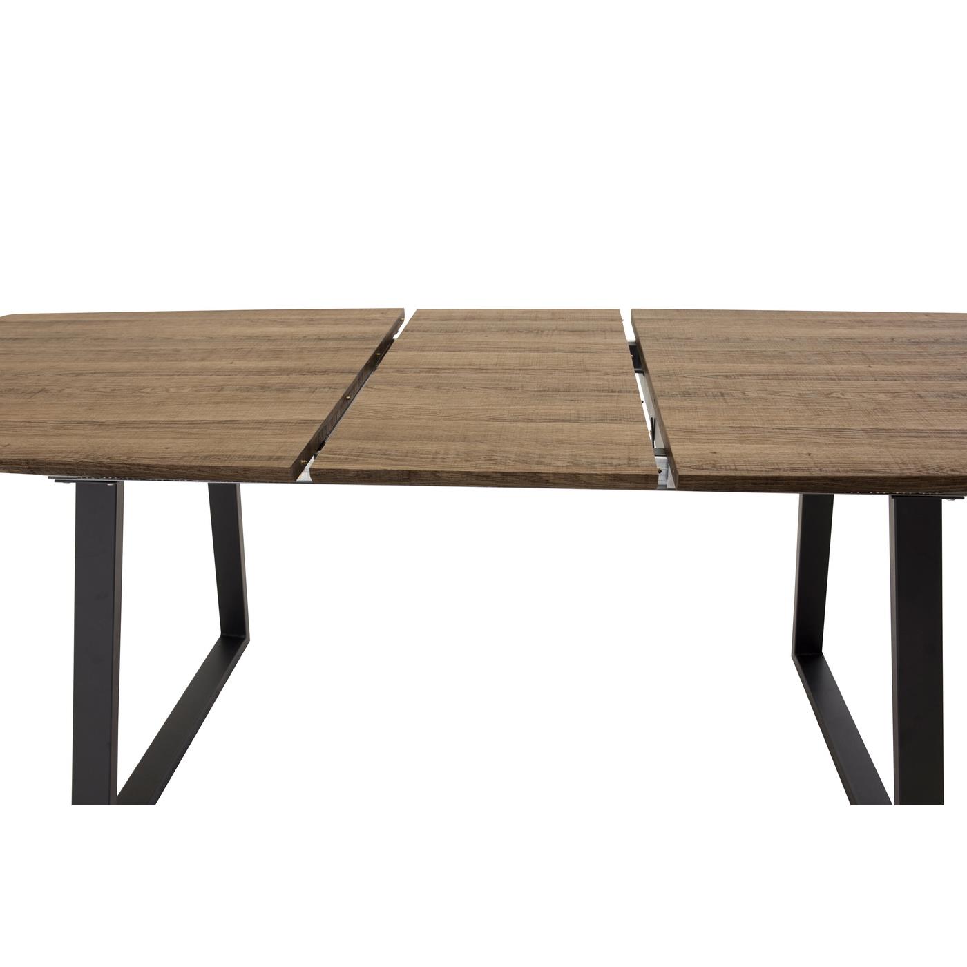 Fjôrd - Eettafel Donkerbruin 160cm - MDF - Inca